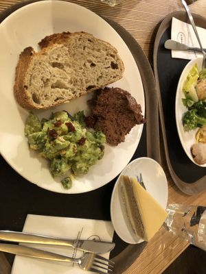 the best sourdough!!! and choco mouse!!!  at Spirit in Rotterdam