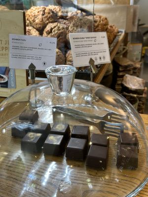 Bonbon Yuzu 2,75€ 
Bonbon Dubai 2,75€  at Spirit in Rotterdam