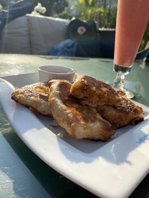 Curry puff at Hemingway's By The Bay in Outlying Islands