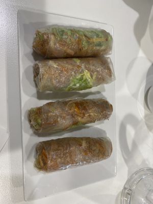 fresh rolls  at Hoa Nghiem Vegie Hut in Springvale