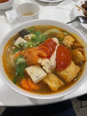 Bun Rieu   at Hoa Nghiem Vegie Hut in Springvale
