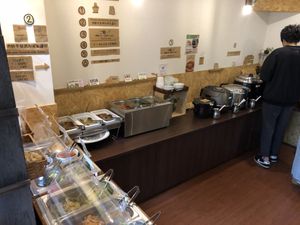 Buffet style  at Veggie House in Chiba