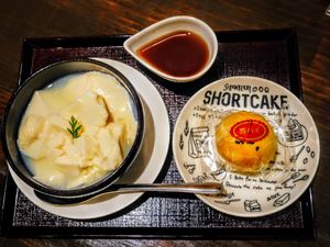 Desert combo at Veggie House in Chiba