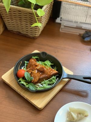 19. Roast chicken (vegan) at Veggie House in Chiba