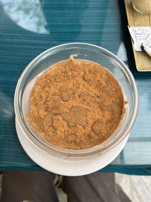 Masala oatmels, great at Ira's Kitchen & Tea Room in Rishikesh