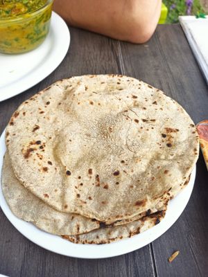 Roti at Ira's Kitchen & Tea Room in Rishikesh