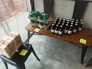 Selling various vegetarian products at dining area at D'life 蔬食 - Toa Payoh  in Central Singapore