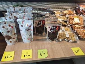 Selling various vegetarian products at dining area at D'life 蔬食 - Toa Payoh  in Central Singapore