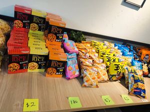 Selling various vegetarian products at dining area at D'life 蔬食 - Toa Payoh  in Central Singapore