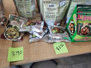 Selling various vegetarian products at dining area at D'life 蔬食 - Toa Payoh  in Central Singapore