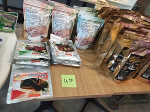 Selling various vegetarian products at dining area at D'life 蔬食 - Toa Payoh  in Central Singapore