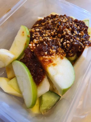 Fruit rojak ~ at D'life 蔬食 - Toa Payoh  in Central Singapore