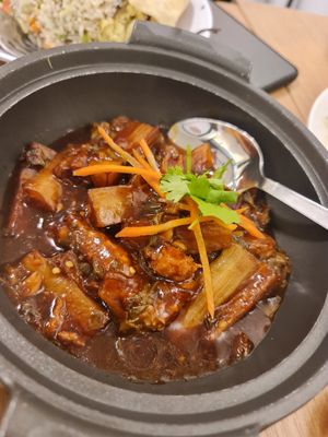 Claypot Eggplant meicai ~ 25/9/22 at D'life 蔬食 - Toa Payoh  in Central Singapore