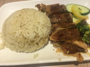 Roasted Chicken rice  at D'life 蔬食 - Toa Payoh  in Central Singapore