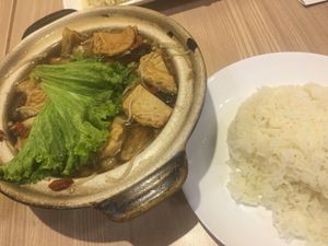 BKT with rice  at D'life 蔬食 - Toa Payoh  in Central Singapore