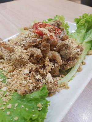 Cereal abalone mushroom at D'life 蔬食 - Toa Payoh  in Central Singapore