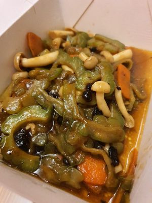 Black bean sauce bitter gourd at D'life 蔬食 - Toa Payoh  in Central Singapore