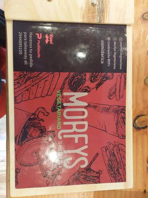 Menu at Morfys in San Carlos De Bariloche