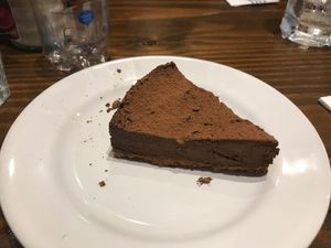 Vegan chocolate pie  at Le Pain Quotidien - Bela Vista in Sao Paulo