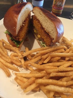 Southwest Vegan Burger  at LAX - Golden Road Brewing - T6 in Los Angeles