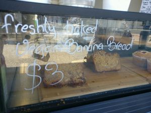fresh banana bread at Footscray Doughnuts and Coffee in Footscray