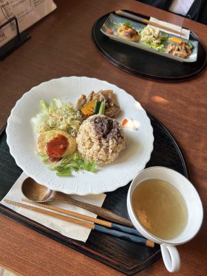 Meal of the day (front)  at Ritz'n in Tsukuba