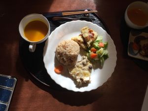 Lunch set at Ritz'n in Tsukuba