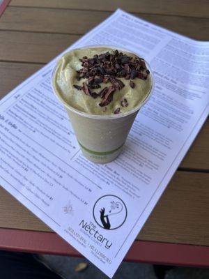 Empowermint Smoothie  at The Nectary in Sebastopol