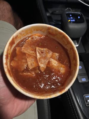 Tortilla soup   at Clover Food Lab - Central in Cambridge