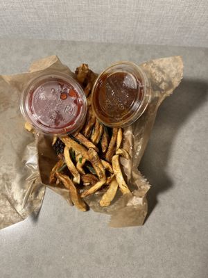 French Fries with Rosemary   at Clover Food Lab - Central in Cambridge