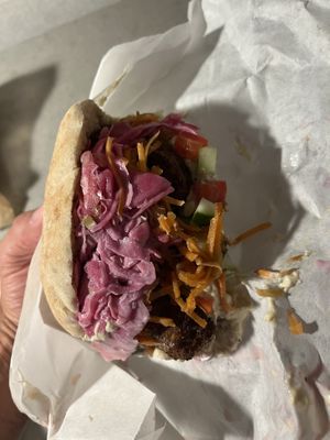 Chickpea Fritter   at Clover Food Lab - Central in Cambridge