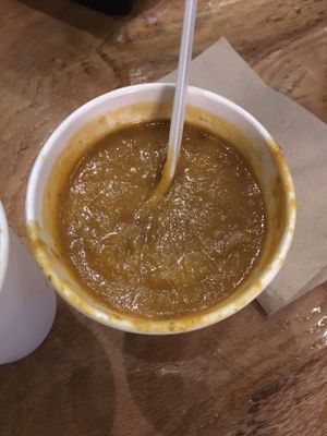 African peanut soup at Clover Food Lab - Central in Cambridge