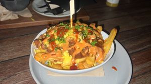 Loaded fried  at Atlas Beer Cafe in Queenstown