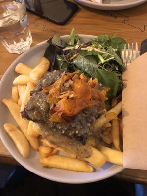 vegan steak   at Atlas Beer Cafe in Queenstown