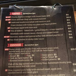 Tapas from 5pm at Atlas Beer Cafe in Queenstown