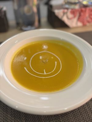 Pumpkin soup  at 覓 Meet Vegan / 蔬食.小時光  in Kaohsiung