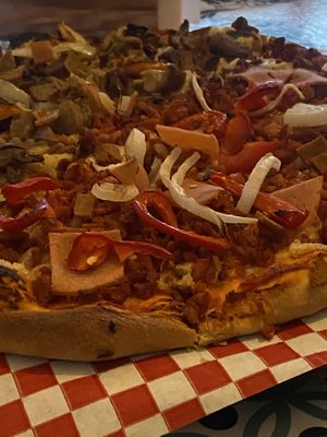   at VG Pizza in Mexico City