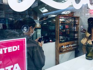 This is pretty much the entire venue--it is tiny. at Loco Coco - Lexington in New York City