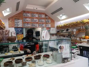 prep area and counter  at Loco Coco - Lexington in New York City