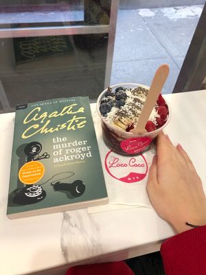 Purple Rain Bowl at Loco Coco - Lexington in New York City