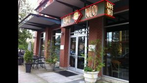 Restaurant entrance.  at Kafe Neo in Mill Creek