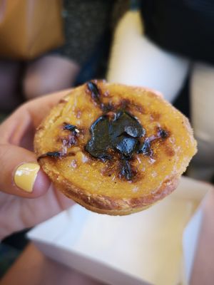 Portuguese tart at Zarzuela in Lisbon