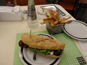 Vegan LC and Batatas at Lanchonete da Cidade at Lanchonete da Cidade - Moema in Sao Paulo