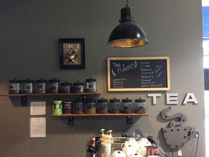 Tea selections at Uncommon Grounds in Grand Rapids