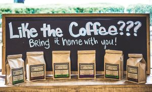 Coffee’s available to purchase at Uncommon Grounds in Grand Rapids