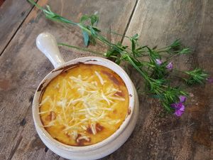 A dish of the day   at Dona Flor Cafe in Lisbon