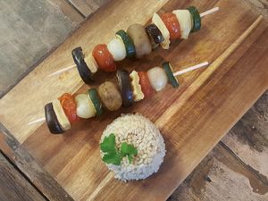 A dish of the day   at Dona Flor Cafe in Lisbon