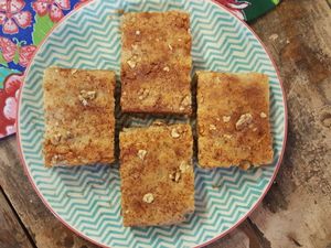 Gluten free banana and walnuts bread at Dona Flor Cafe in Lisbon