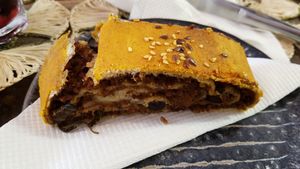 Seitan roulé at Dona Flor Cafe in Lisbon