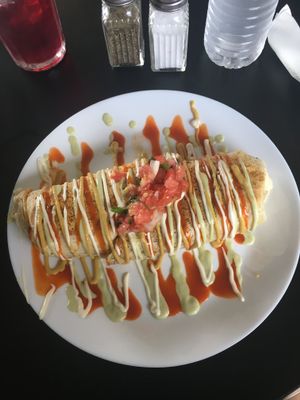 Chili Mac burrito  at Wildflower Vegan Co in Casselberry